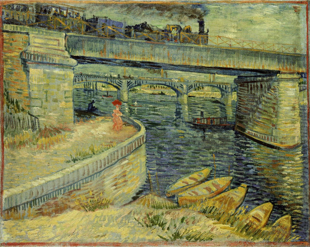 Vincent van Gogh - Bridges Across the Seine at Asnières