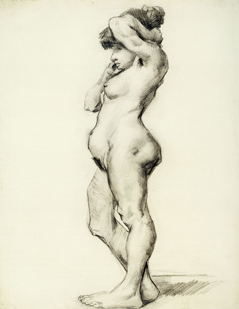 Vincent van Gogh - Female Nude, Standing, Seen from the Side