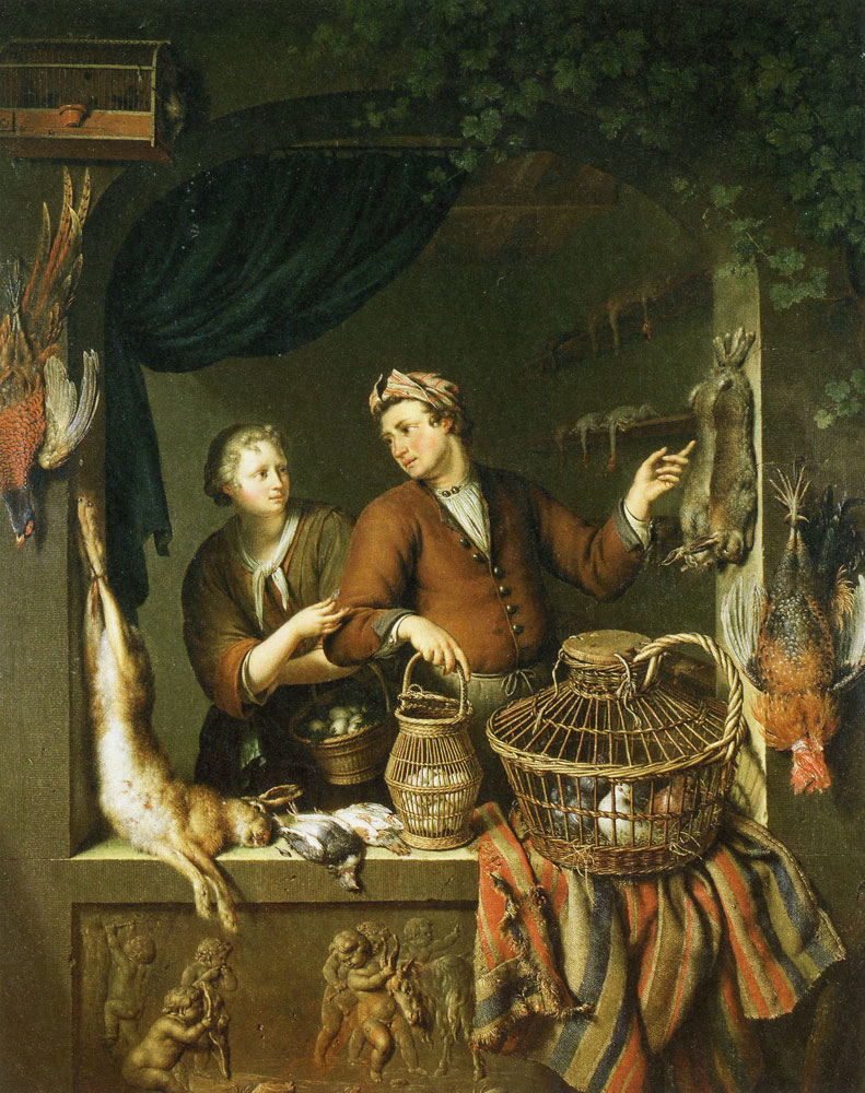 Willem van Mieris - Poultryshop