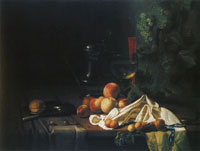 Attributed to Abraham van Calraet Still Life with Fruit