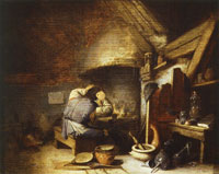 Adriaen van Ostade An Alchemist in His Workshop