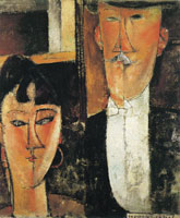Amedeo Modigliani - Bride and Groom