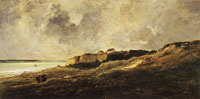 Charles Daubigny Cliffs at Villerville-sur-Mer