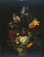 Godfried Schalcken A Bouquet of Flowers