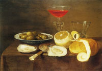 Jacob Foppens van Es Still Life with Oysters