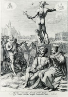 Jan Saenredam after Hendrick Goltzius Mercury and his Children