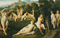 Palma Vecchio Bathing Nymphs