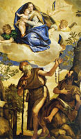 Paolo Veronese Virgin and Child with Angels Appearing to Saint Anthony Abbot and Saint Paul the Hermit
