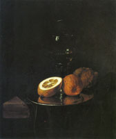 Pieter Janssens Elinga Still Life with Citrus Fruit