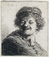 Rembrandt Self-portrait Laughing