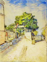 Vincent van Gogh Entrance to the Moulin de la Galette