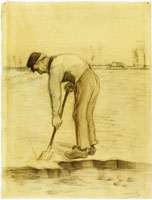 Vincent van Gogh Peasant Digging