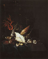 Willem Kalf Still Life with Coral and Shells