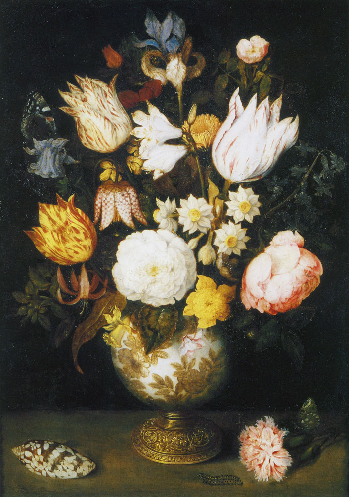 Ambrosius Bosschaert the Elder - A Vase of Flowers