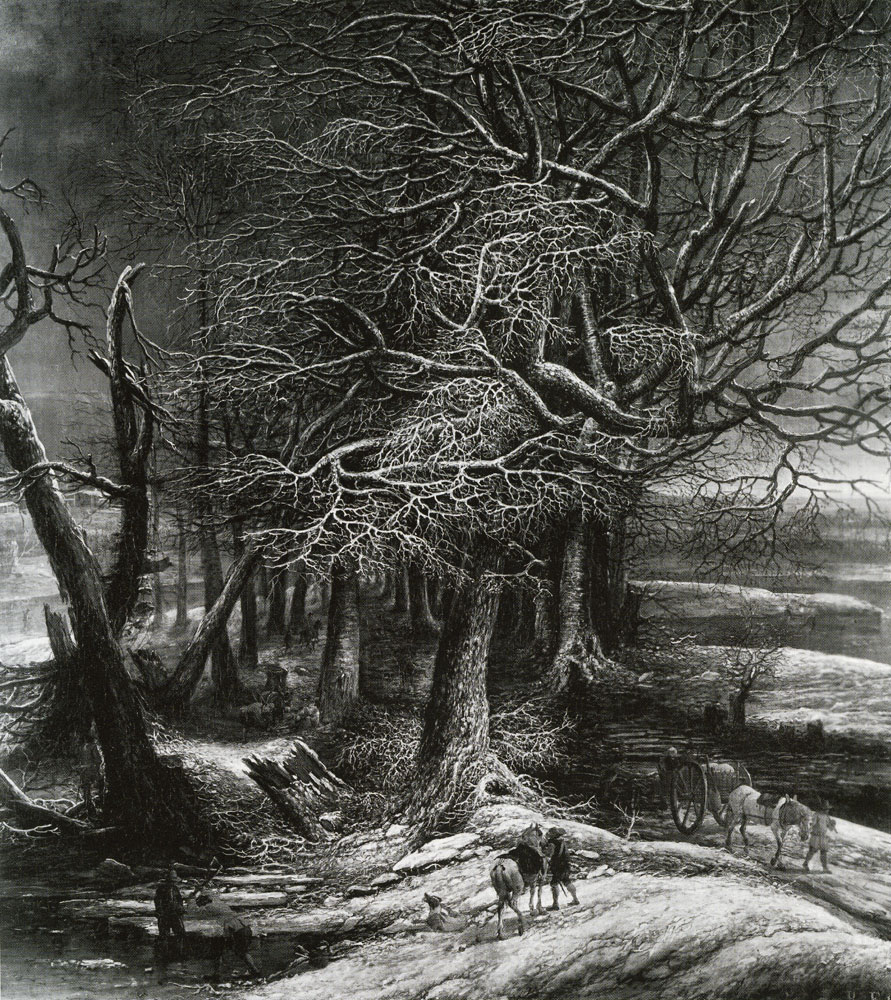 Attributed to Denis van Alsloot - Winter Landscape