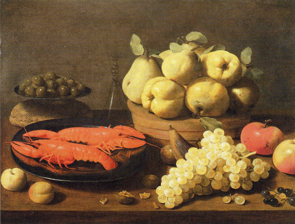 Jacob Foppens van Es - Still Life with Lobster on a Pewter Plate