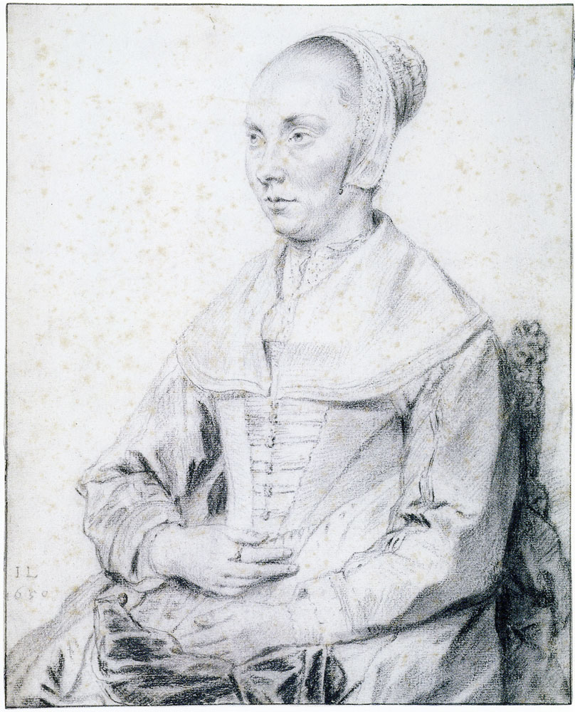 Jan Lievens - Woman Seated in Three-quarter Length, Facing Left