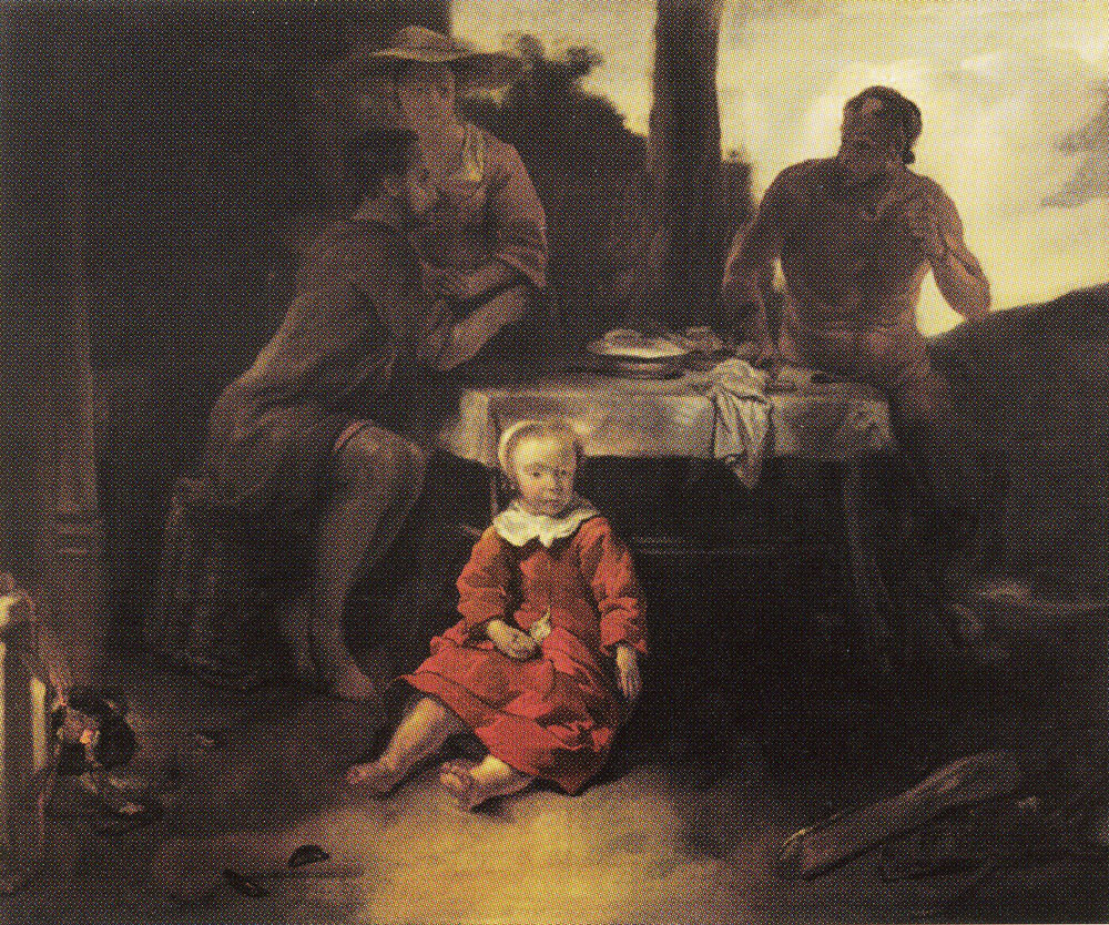 Jan van Noordt - The Satyr and the Peasant Family