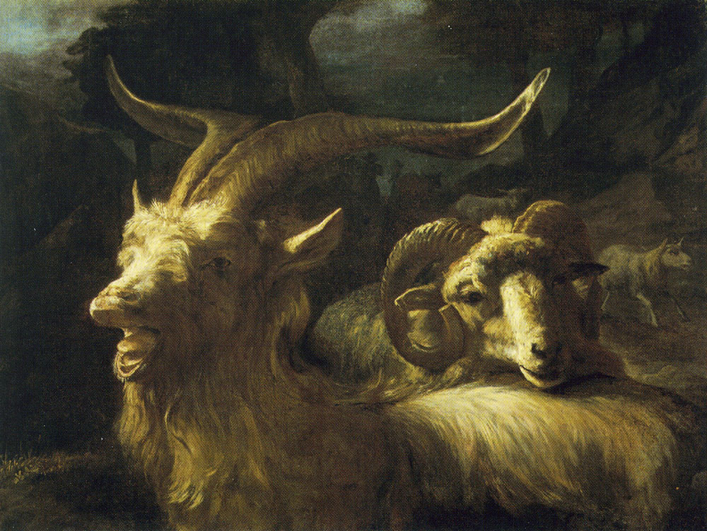 Lambert Doomer - A Billy Goat and a Ram