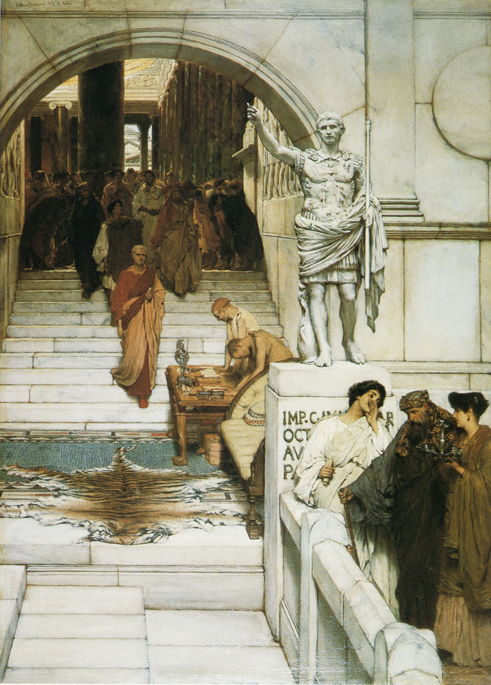 Lawrence Alma-Tadema - An Audience at Agrippa's