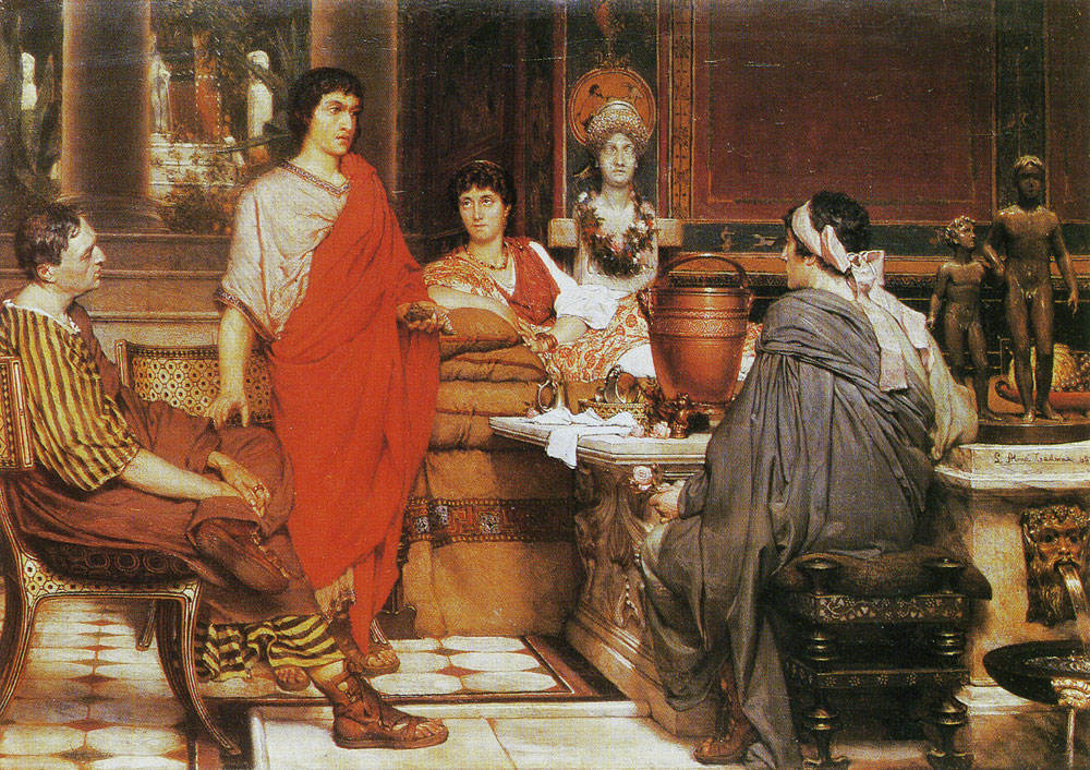 Lawrence Alma-Tadema - Catullus at Lesbia's