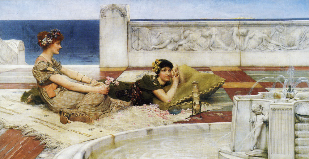 Lawrence Alma-Tadema - Love's Votaries