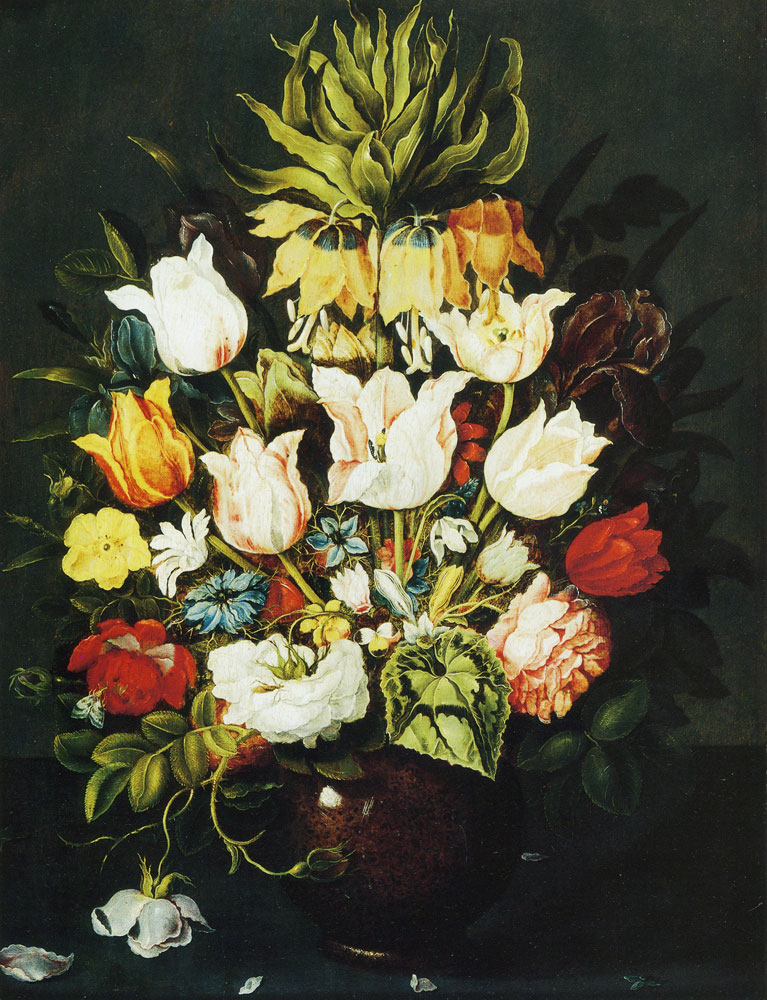 Studio of Osias Beert the Elder - A Vase of Flowers