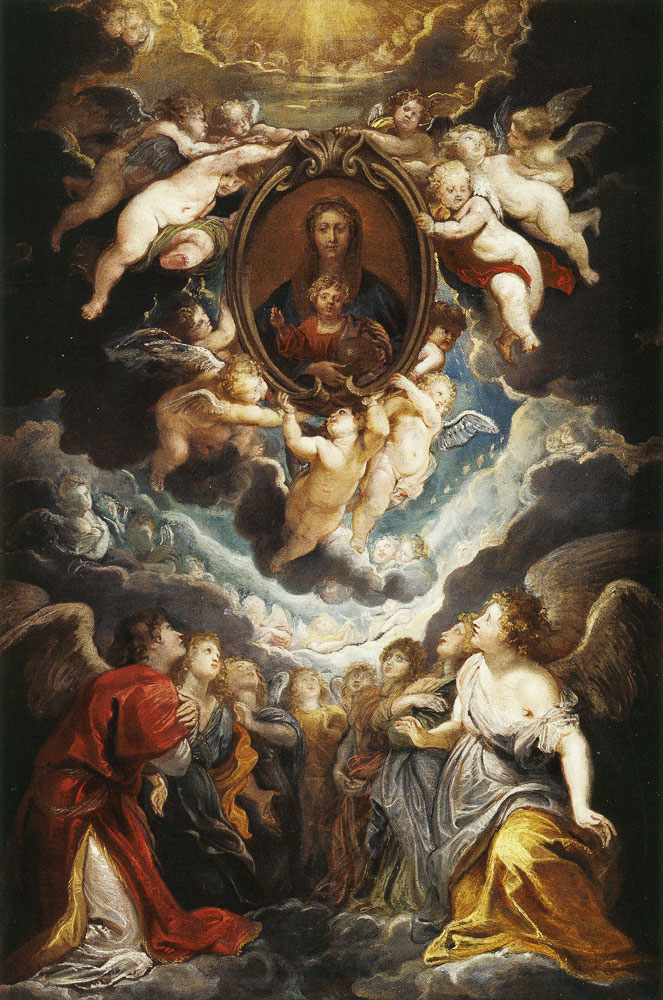 Peter Paul Rubens - Madonna della Vallicella, Adored by Angels