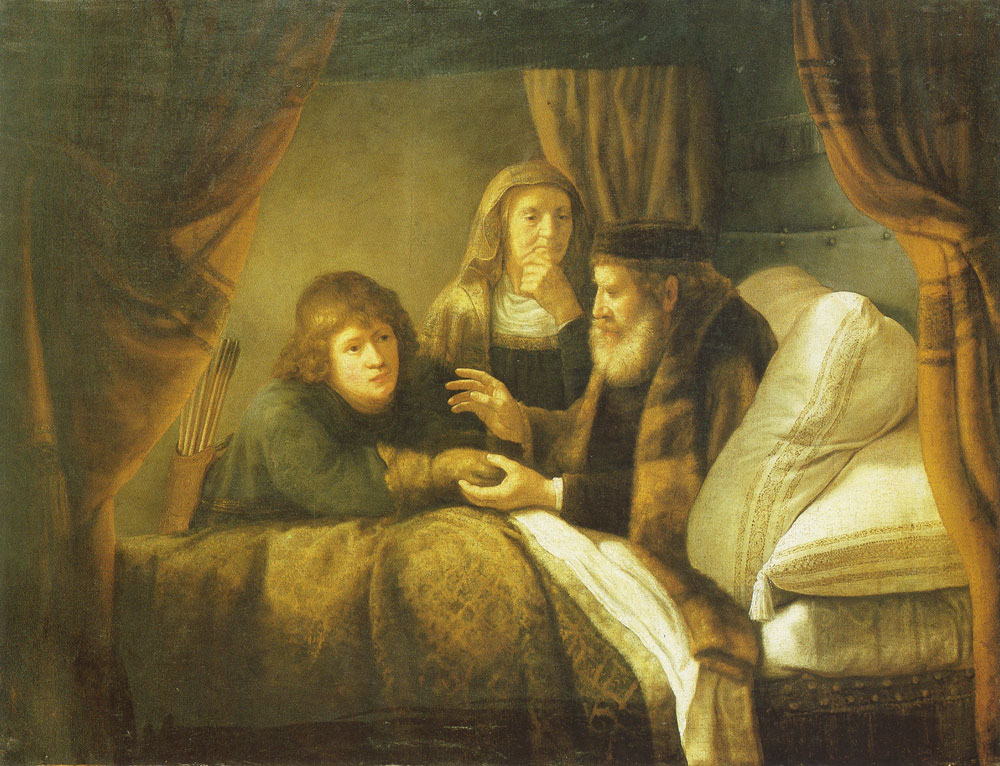 Pieter Verelst - Isaac blessing Jacob