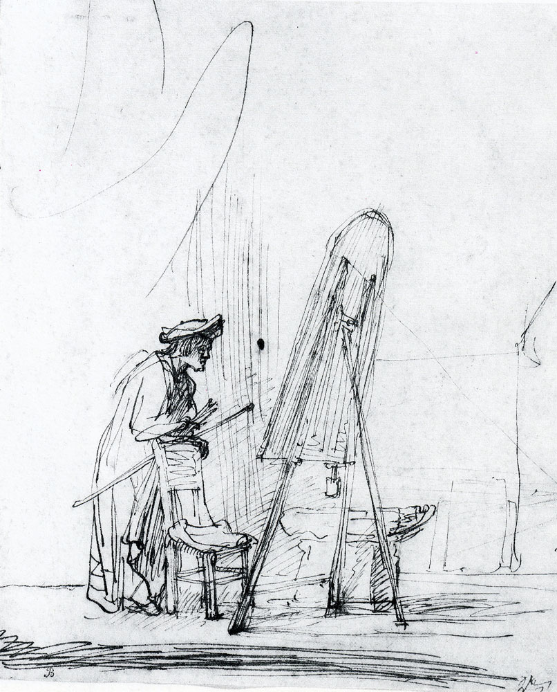 Rembrandt - Jan Lievens in the workshop