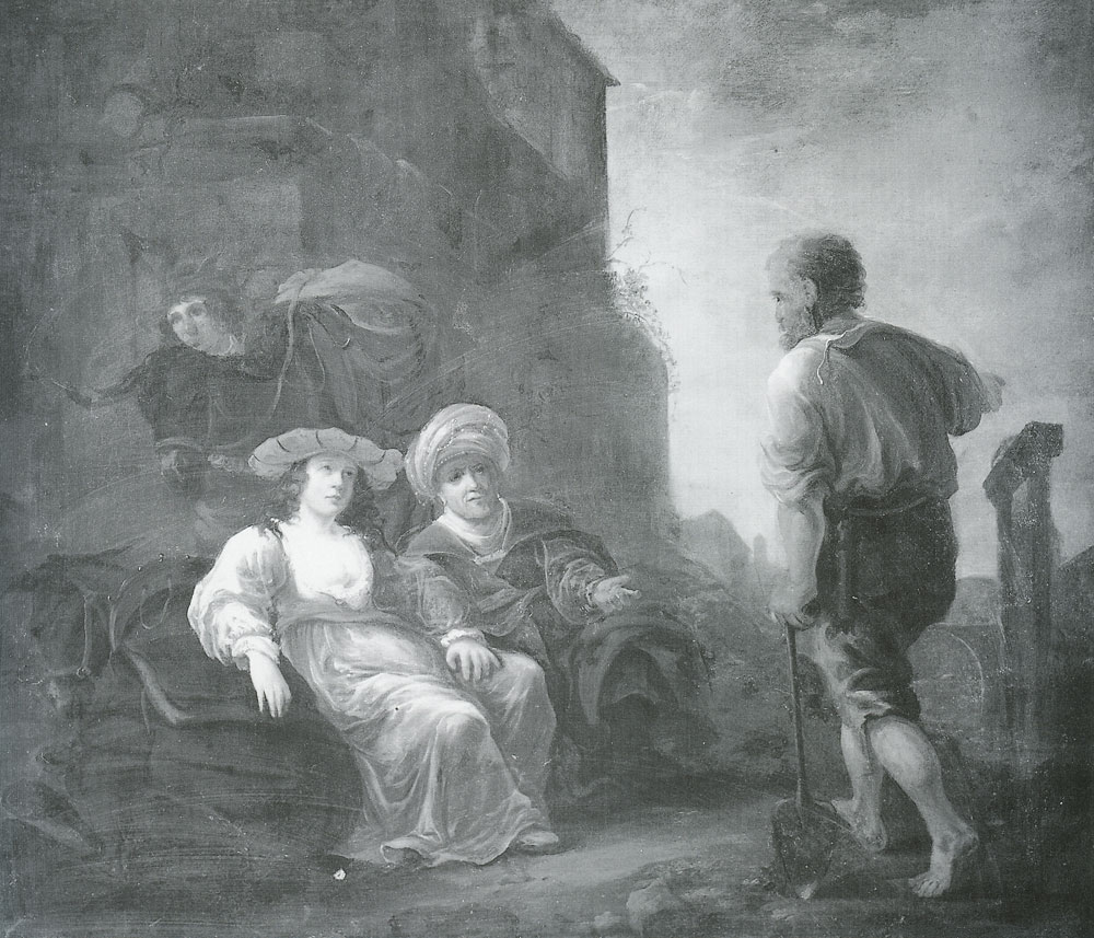 School of Rembrandt - The Levite and his Concubine in Gibea