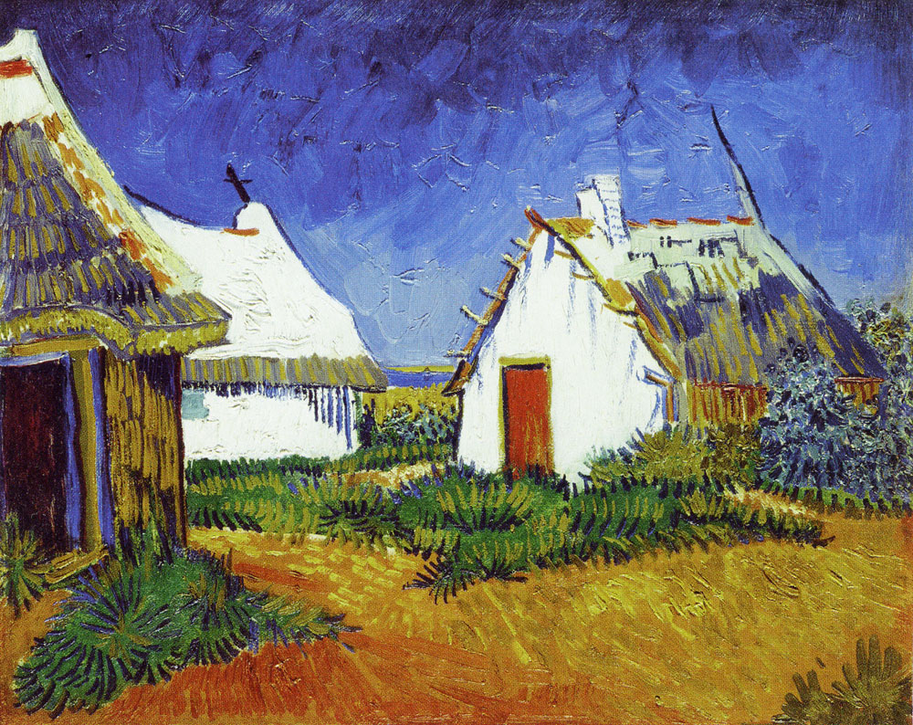 Vincent van Gogh - Three Cottages in Saintes-Maries