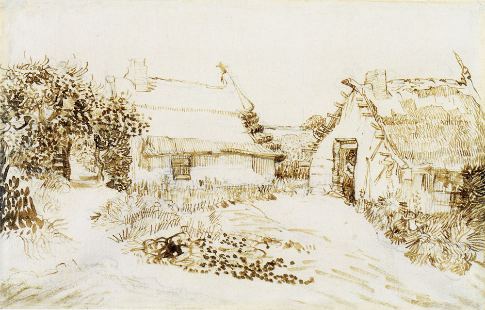 Vincent van Gogh - Two Houses in Saintes-Maries