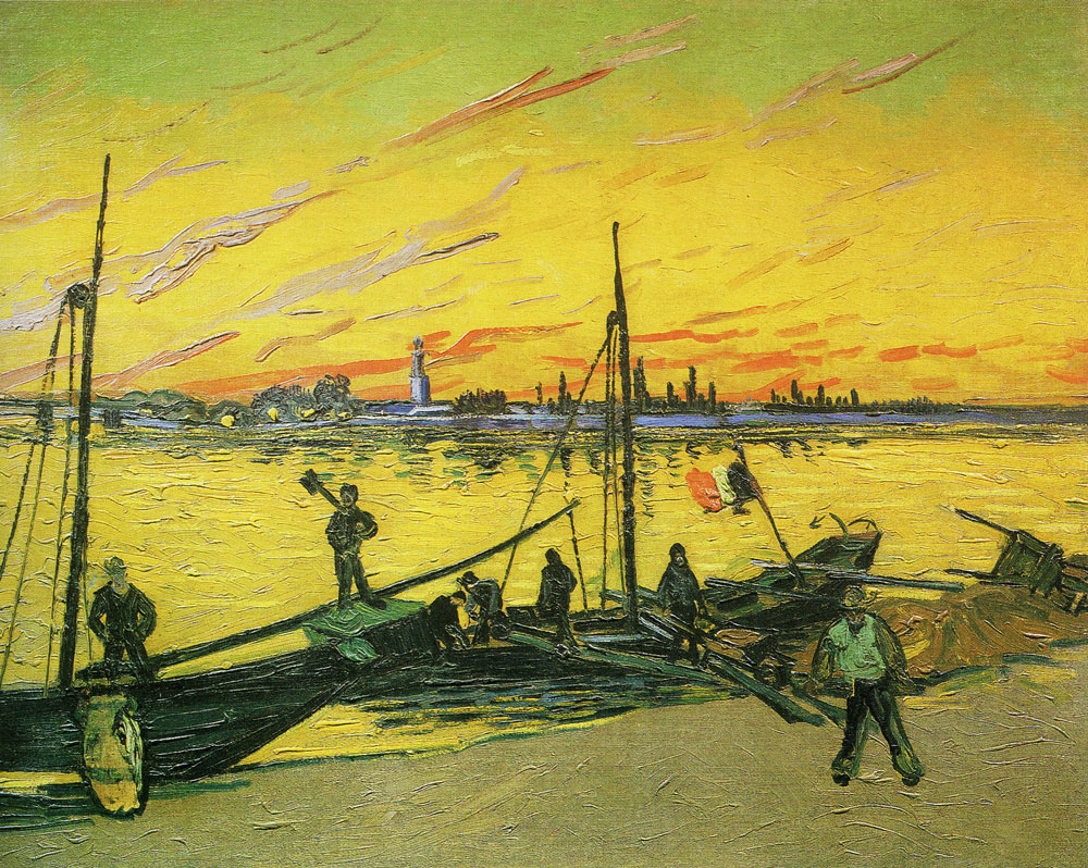 Vincent van Gogh - Coal Barges