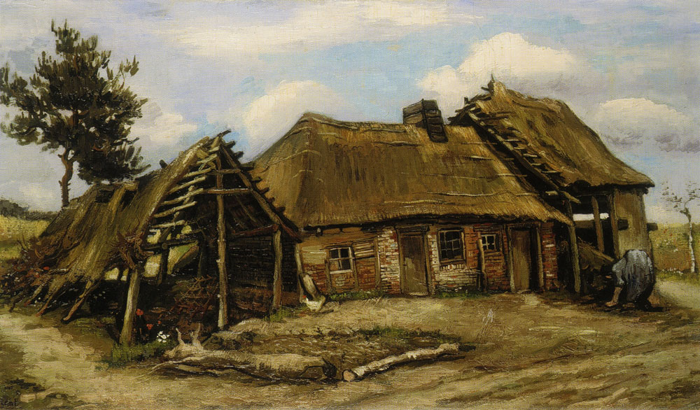 Vincent van Gogh - Cottage in Brabant