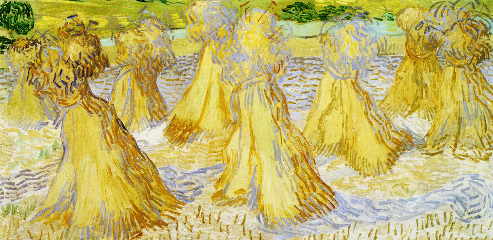 Vincent van Gogh - Field with Stacks of Wheat