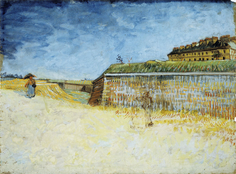 Vincent van Gogh - The Fortifications of Paris with Houses