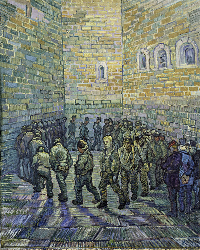 Vincent van Gogh after Gustave Dore - Prisoners Round
