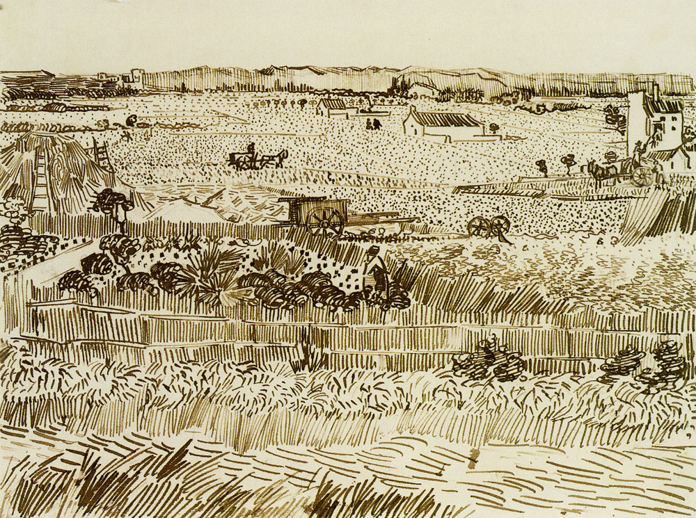 Vincent van Gogh - Harvest Landscape