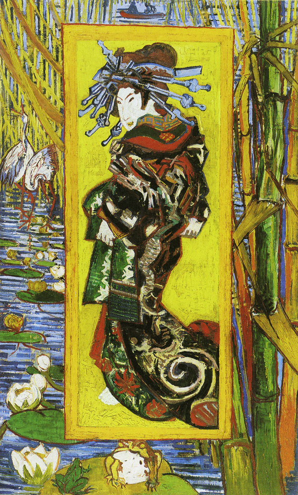 Vincent van Gogh after Kesaï Yeisen - Japonaiserie: Oiran