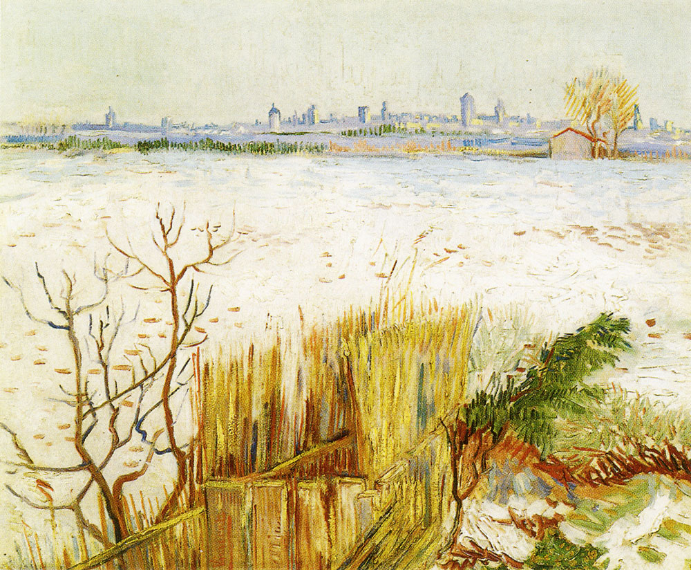 Vincent van Gogh - Landscape with Snow