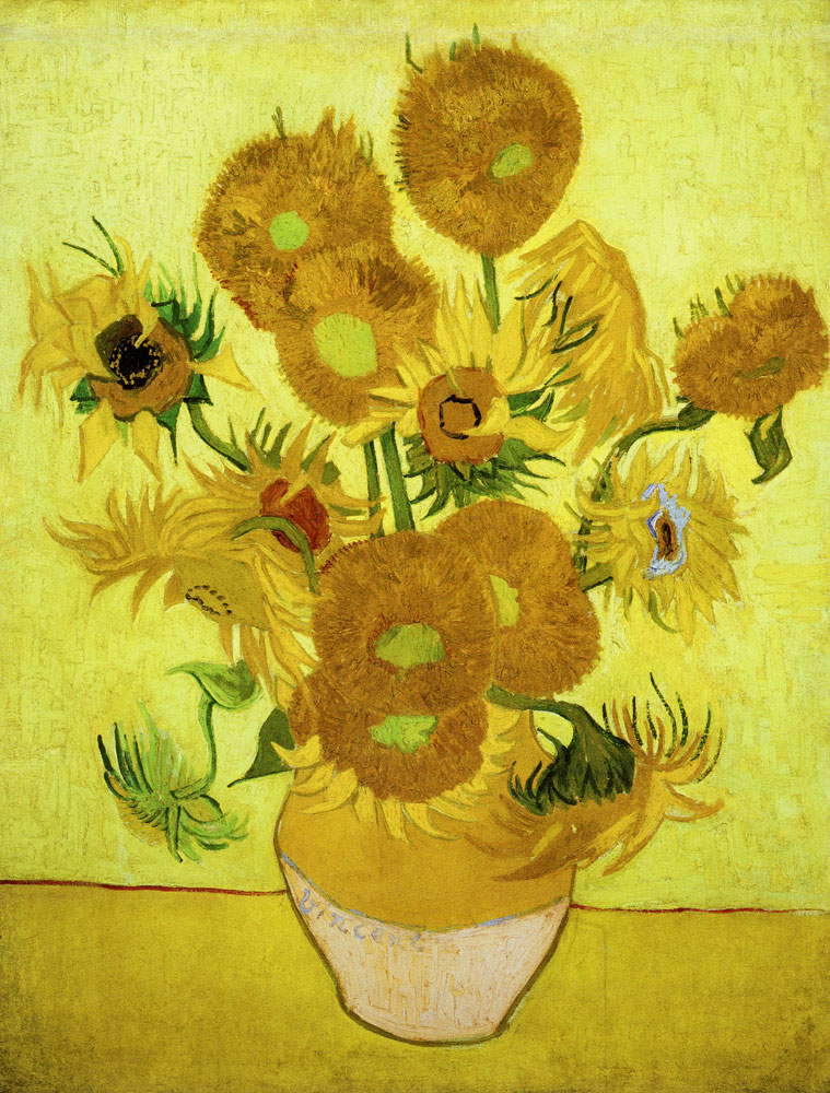 Vincent van Gogh - Vase with Fourteen Sunflowers