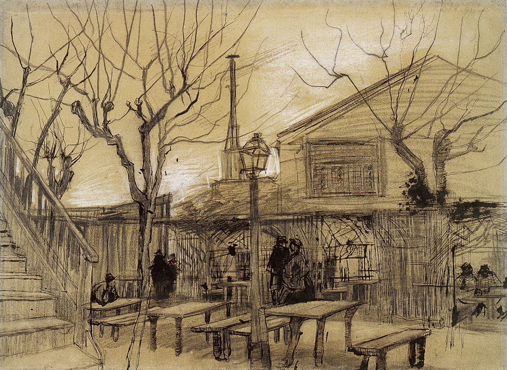Vincent van Gogh - Terrace of a Café (La Guinguette)
