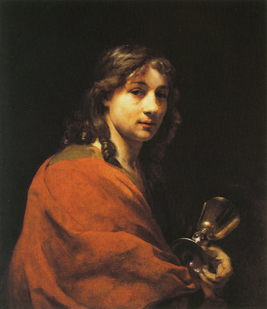 Willem Drost - Self-portrait as St. John the Evangelist