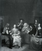 Abraham van Dijck Intrerior Scene