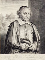 Jan Lievens Portrait of Joost van den Vondel, state 5