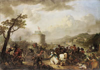 Johannes Lingelbach Battle Scene