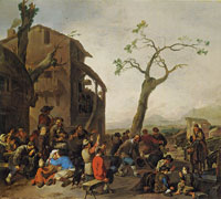 Johannes Lingelbach Peasants Dancing