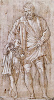 Paolo Veronese - Study for Iseppo da Porto and His Son