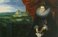 Peter Paul Rubens and Workshop and Jan Brueghel the Elder Portrait of Infanta Isabella Clara Eugenia